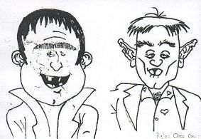 Orors G�bor karikat�r�ja